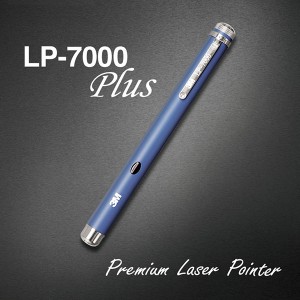 레이저포인터 무선프리젠터 포인터몰3M LP-7000Plus 그린레이저포인터 블루색상바디 이니셜 각인서비스전문포인터몰